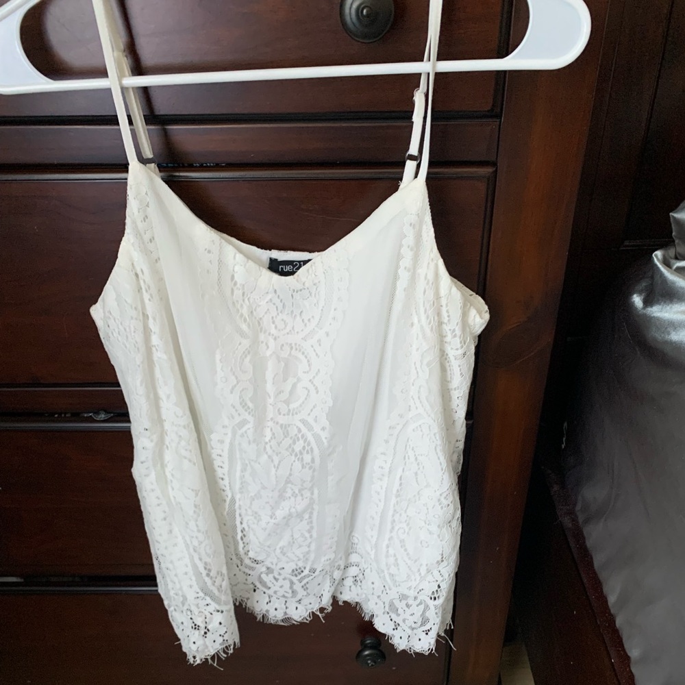 Lace tank top